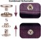 132 Sets Leather Snap Fasteners Kit, MSDADA 12.5 mm Metal Button Snaps Press Studs with 4PCS Fixing Tools, Sewing Snaps for Clothes Leather Craft Bracelets Jeans Wears Jackets Bags Belt
